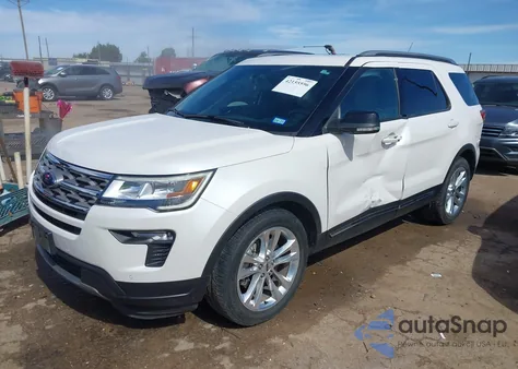 2018 Ford Explorer Xlt z USA, uszkodzony, nr VIN 1FM5K7D80JGB55452